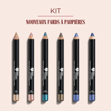 Kit 6 nouveaux Fards à paupières