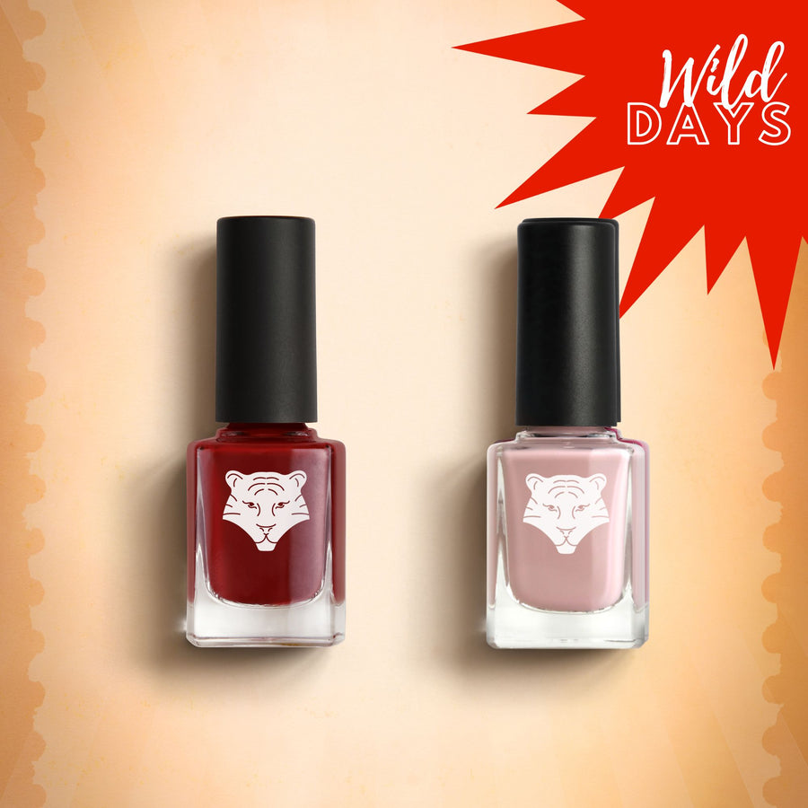 [WILD DAYS] DUO VERNIS - Beige & Bordeaux