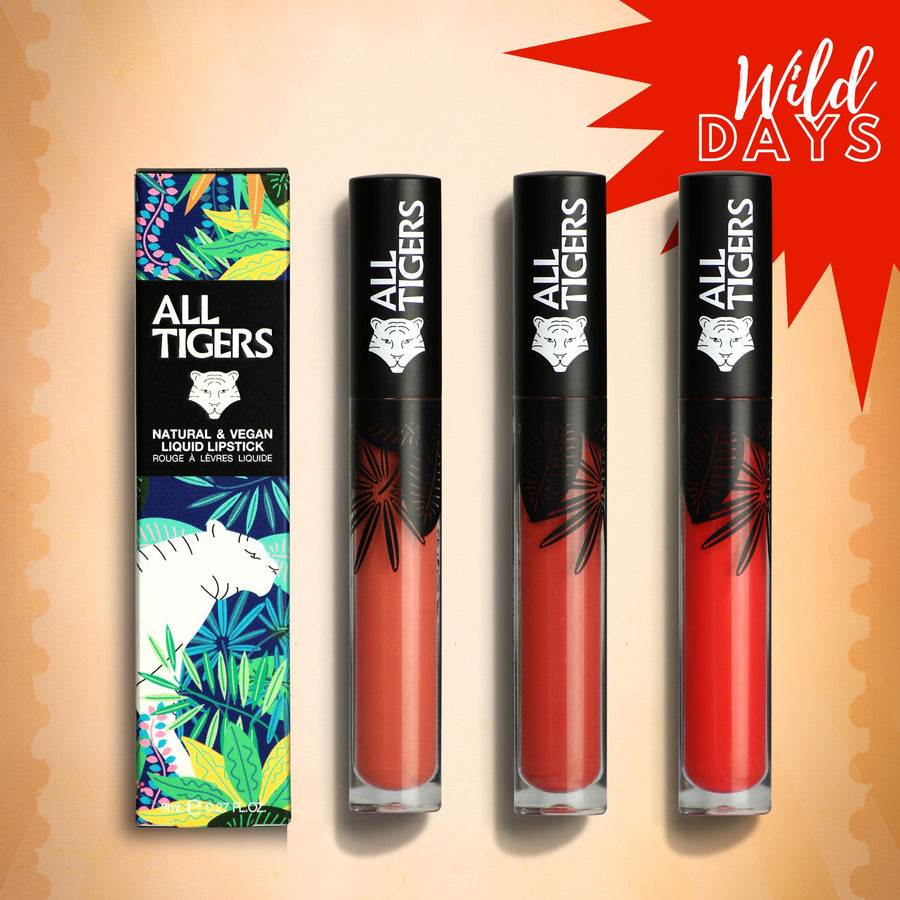 [WILD DAYS] KIT 3 Lipsticks mats