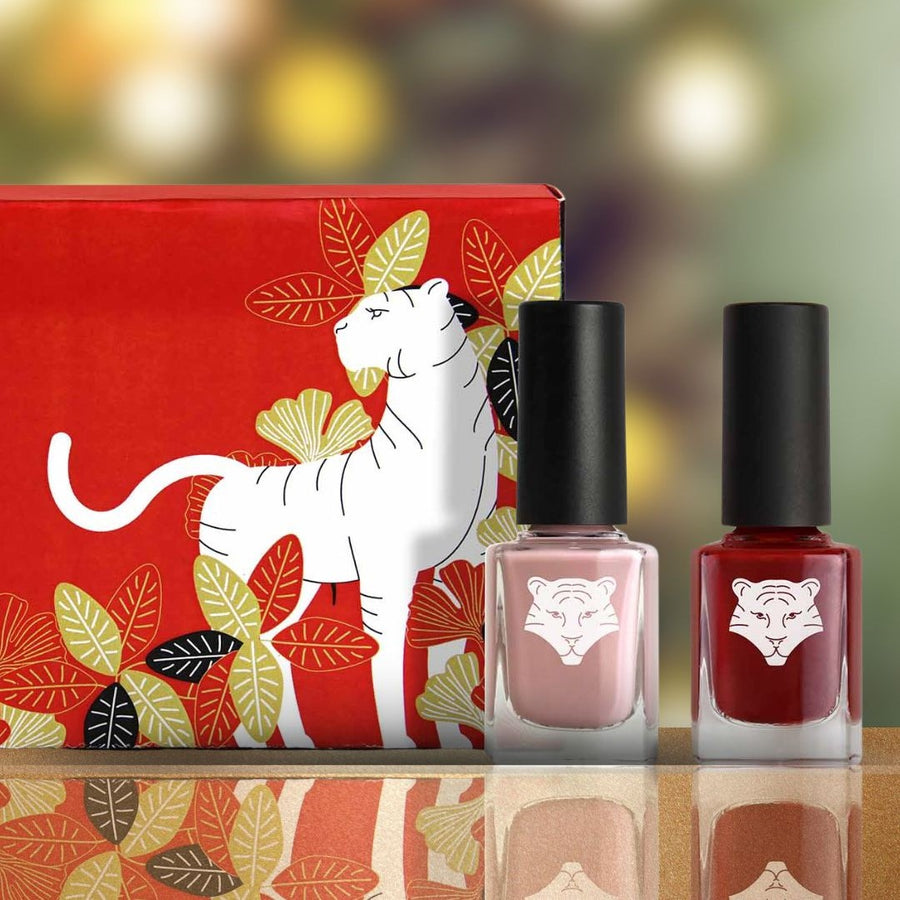 COFFRET 2 VERNIS - Beige & Bordeaux